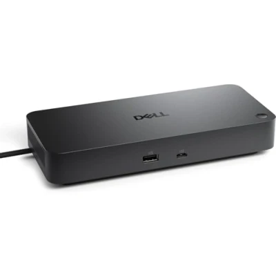 Immagine di Dell Pro Dock WD25 Docking station USB C con ricarica 100W, supporto per 4 display, 2x DP 1.4, HDMI 2.1, 6 porte USB, Ethernet 2.5GbE, design compatto sostenibile