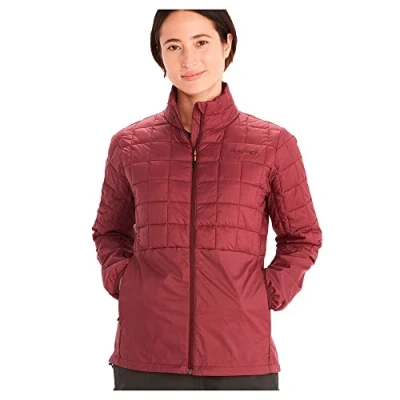 Immagine di Marmot Donna Wm&#039;s Echo Featherless Hybrid, giacca da escursioni isolata, funzionale impermeabile, imbottita, outdoor antivento, Port Royal, XS