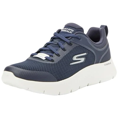 Immagine di Skechers Go Walk Flex Indipendente, Sneaker Uomo, Tessuto Sintetico Blu Navy, 42.5 EU