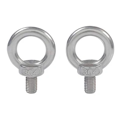 Immagine di newlng M8X13 Golfari Bullone ad Occhiello Acciaio inossidabile 304 per Sollevamento Filettatura Maschio Anello a Viti Macchina Spalla 5PZ