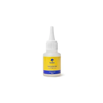 Immagine di Kavalier Superglue Super Colla Extra Forte e Flessibile Resistente agli Urti all&#039;Acqua Per Z. B. Gomma, Pelle, Legno 1 x 50g