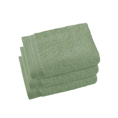 Immagine di De Witte Lietaer Contessa Luxe Set di 3 asciugamani per ospiti, in cotone, 40 x 60 cm, colore: Verde mare