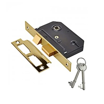 Immagine di Yale Essentials Serratura di sicurezza alta qualità a 3 leve, 64 mm, YES SL PB 0W