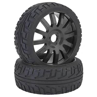 Immagine di Pneumatici Auto Rc, 1/8 Fuoristrada Ruote Gommate e Veicoli Parti Ruota per Gomma del Camion Accessorio Buggy Corsa Pezzi in Modello di Telecomandato Carrello Ricambio Gomme Mozzo Wheel Anteriore