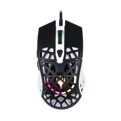 Immagine di Konix Souris Ultra Light Magic The Gathering (Cablato), Mouse, Bianco, Nero