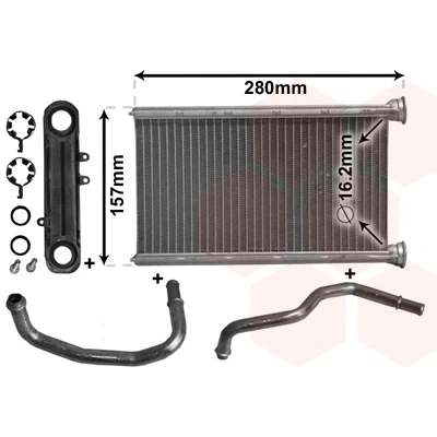 Immagine di VAN WEZEL *** IR PLUS 21006069 Radiatore Riscaldamento con accessori