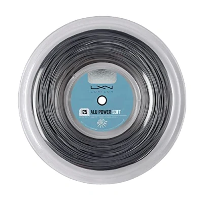 Immagine di Luxilon WRZ990102 Corda da Tennis Alu Power Soft, Bobina 200 m, Unisex, Argento, 1.25 mm