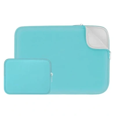 Immagine di RAINYEAR 11 11,6 Pollici Custodia Protettiva per Laptop PC Notebook Computer Sleeve Caso Morbide con Piccola Borsa Aggiuntiva,Compatibile 11,6&quot; MacBook Air Chromebook(Blu,Versione Aggiornata)