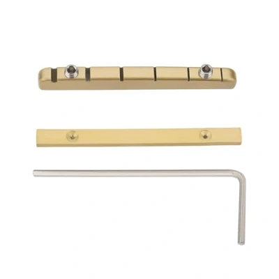 Immagine di YINETTECH Capotasto Per Chitarra Elettrica In Ottone Altezza Regolabile 42 Mm A 6 Corde Adatto Stile ST TL