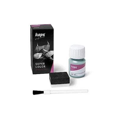 Immagine di Kaps Super Color, Colorante per Pelle Naturale, Ecopelle e Tessuto, Tinta da 25ml (164 Blu Pastello)