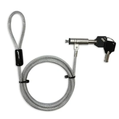 Immagine di Techly 107289 Lucchetto di Sicurezza per Notebook con Chiave HP Nano Silver