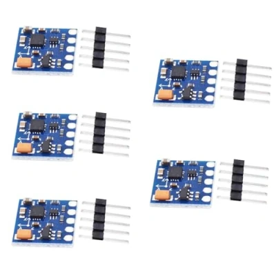Immagine di 5 moduli GY 271 HMC5883L compass module three axis magnetic field Sensor