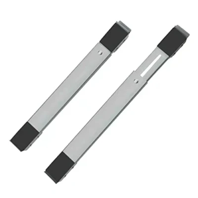 Immagine di SHUGUANGGUDE Supporto per Lavatrice,Carrello Mobile Frigorifero,Base asciugatrice,Base lavabiancheria Regolabile con Freno,con Base Non a Slitta,Rullo mobili,Argento