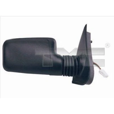 Immagine di specchio retrovisore esterno Tyc 326 0053 Dx nero convesso, termico, per regolazione elettrica