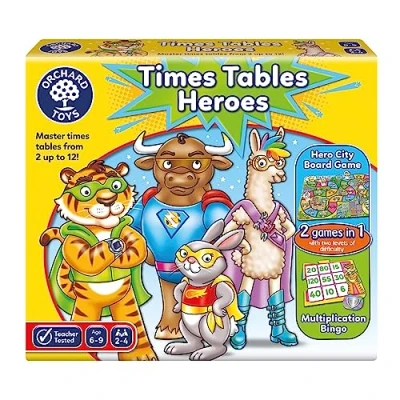 Immagine di Times Tables Heroes Gioco educativo di Numeri e Conteggio per bambini da 6 a 8 anni (Edizione Multilingua)