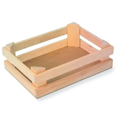 Immagine di 1808 Cassa piccola natura small foot, cassette di legno &quot;Natura&quot;, set da 3, per negozi o come decorazione, 3 anni in poi
