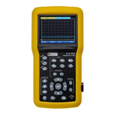 Immagine di Chauvin Arnoux C.A 922 Oscilloscopio portatile 20 MHz 2 canali Gsa/s 2.5 kpts 9 Bit Portatile, Funzioni multimetro, Test componenti 1 pz.
