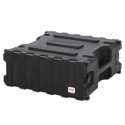 Immagine di GATOR CASES HGF G PRO 4U 19 Rack in polietilene stampato di grado militare, profondità 19&quot;.