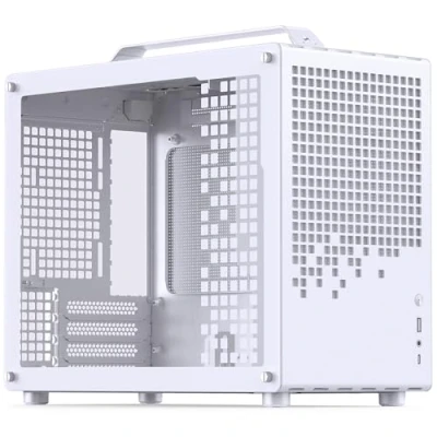 Immagine di Jonsplus MATX Custodia con maniglia Z20 (Mini ITX, mATX), Case PC, Bianco