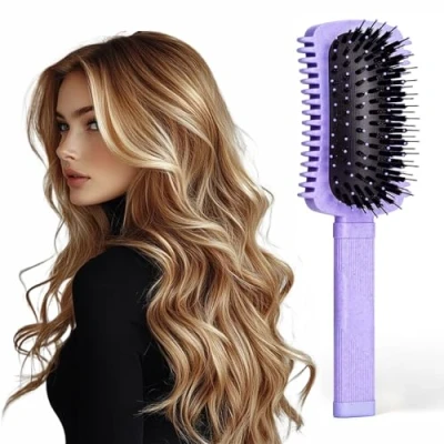 Immagine di Bounce Curl Brush Spazzola per definire i riccioli, pettinare, districare, modellare, donne e uomini, meno tirare separare ricci