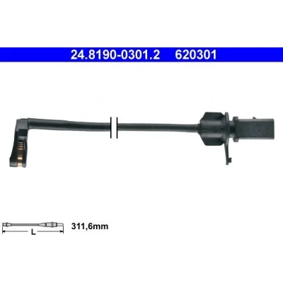 Immagine di ATE 24.8190 0301.2 Sensore Freni AUDI: Q5, A6 C7 Avant, Allroad