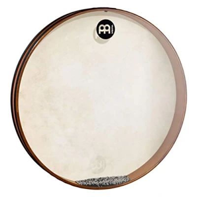 Immagine di Meinl Percussion FD22SD, Sea Drum, Tamburo a cornice con doppia Membrana, in Pelle di Capra e artificiale, Diametro 55.8 cm, 22&quot;, Marrone, African Brown