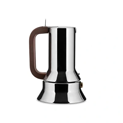 Immagine di Alessi 9090/1 Caffettiera Espresso di Design, Corpo in Alluminio, Manico e Pomolo Resina Termoplastica, 1 Tazza