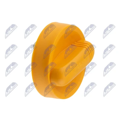 Immagine di NTY BKO RE 002 Tappo, Bocchettone introduzione olio giallo RENAULT: Modus / Grand Modus, TRAFIC 2 Kasten, TWINGO 2, DACIA: SANDERO I,