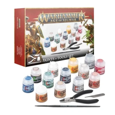 Immagine di Games Workshop Warhammer Age of Sigmar Vernici + Strumenti (2024 3rd Edition)