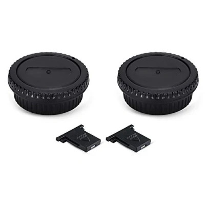 Immagine di PROfezzion Kit Copriobiettivo e Posteriore per Fotocamera Canon DSLR con Obiettivo EF S compatibile EOS 90D 80D 70D 60D 5D Mark III IV 6D 7D 4000D 2000D 1300D 1200D 850D