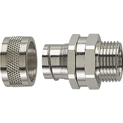 Immagine di HellermannTyton 166 31104 PCS20 SM M20 NPB ML Raccordo a vite del tubo flessibile Metallo Piatto 1 pz.