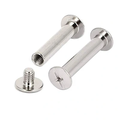 Immagine di Increway Rivetti, color argento, placcati in nichel, confezione da 30 pezzi