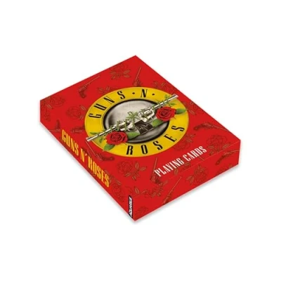Immagine di AQUARIUS carte da gioco Guns N&#039; Roses Mazzo di a tema per i tuoi giochi preferiti Merchandise e oggetti collezione con licenza ufficiale