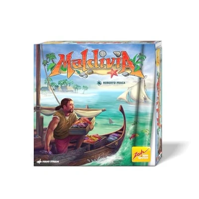 Immagine di Zoch 601105173 Maldivia (gioco da tavolo) eccezionale gioco di società con innovativo campo in tessuto pieghevole, per bambini a partire dagli 8 anni, 2 4 giocatori, circa 30 min