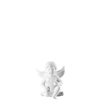 Immagine di Rosenthal Angelo piccolo bianco opaco con cuore 6,5 cm