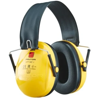 Immagine di 3M H510F 404 GU Cuffie Protettive, Ripiegabile, 28 dB, Giallo