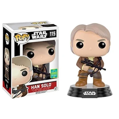 Immagine di Star Wars Han Solo with Chewie Bowcaster Vinyl Bobble Head 115 Bobblehead standard