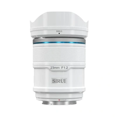 Immagine di SIRUI Sniper 23mm Autofocus lens, F1.2 grandangolare APS C fotocamere Camera obiettivo obiettivi lens lenti lente per A5 A6 A7 FX A9 ZV E series (E mount, bianco)