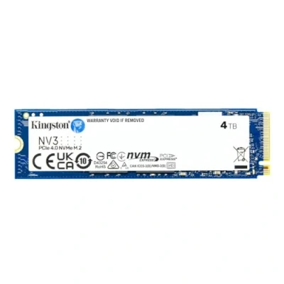 Immagine di Kingston NV3 NVMe PCIe 4.0 SSD Interno 4TB M.2 2280 SNV3S/4000G