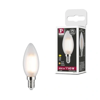 Immagine di Paulmann 29076 LED (monocolore) ERP D (A G) E14 Forma di candela 5.9 W Bianco caldo (Ø x A) 35 mm 97 1 pz.