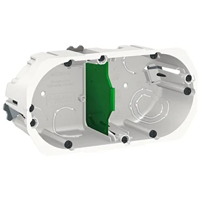 Immagine di Schneider Electric Multifix Scatola da incasso Ø 67 mm prof 50 2 posizioni interasse 71 IMT35925