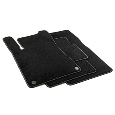 Immagine di MTM PRO 7617 Tappetini per Mercedes Classe A (W177) / B (W247) GLA (H247) CLA (C118) 2018&gt; (anche versioni Plug in Hybrid) , su Misura Velluto, Bordi Similpelle