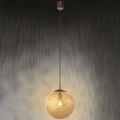 Immagine di Paul Neuhaus Greta, lampada a sospensione ruggine di goldø300 mm, 1 X e27max.60 W Exclusiv