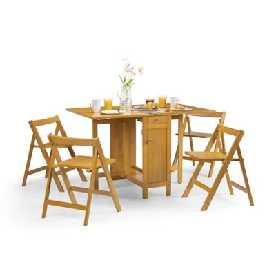 Immagine di Julian Bowen, Set da pranzo compatto Savoy, in rovere chiaro