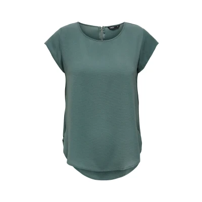 Immagine di ONLY Onlvic Solid Camicetta, Donna, Taglia: 34, Balsam green