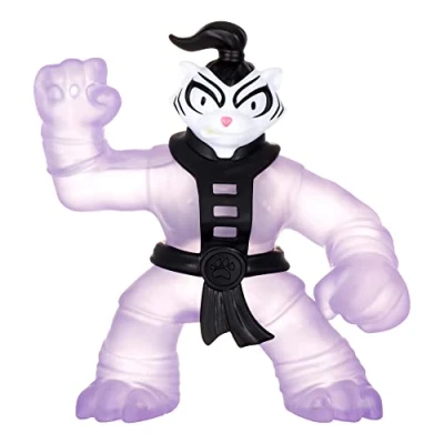 Immagine di Heroes of Goo Jit Zu Shifters Helden Pack Bengal Super Elastico con riempimento Glow in The Dark e Unica trasformazione dello Slime, Colore Nero, 42504