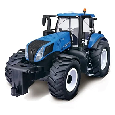 Immagine di Maisto, Radiocomando Trattore New Holland, per bambini dagli otto anni in su, super veloce e stabile, Interni dettagliati