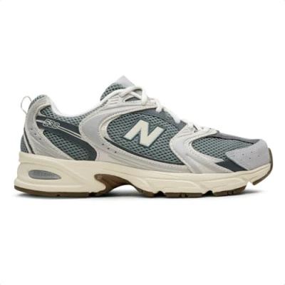 Immagine di New Balance Scarpa Lifestyle Unisex Tier 3 Suede Synthetic Mesh RAINCLOUD, Taglia 38 EU Sub RAINCLOUD