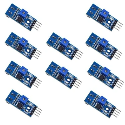 Immagine di ZkeeShop 10 Pcs TCRT5000 Infrared Reflective Photoelectric Switch IR Barrier Line Track sensor