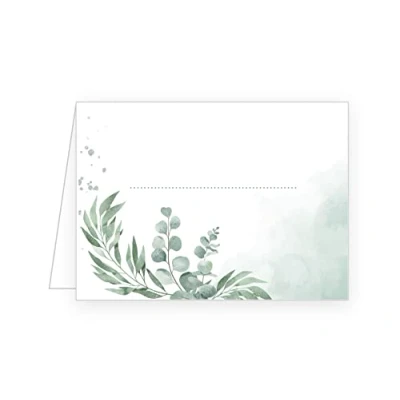 Immagine di Edition Seidel 50 segnaposto di Alta qualità per Matrimonio, Compleanno, Battesimo, Comunione, cresima, Nozze d&#039;Argento, d&#039;oro, Festa